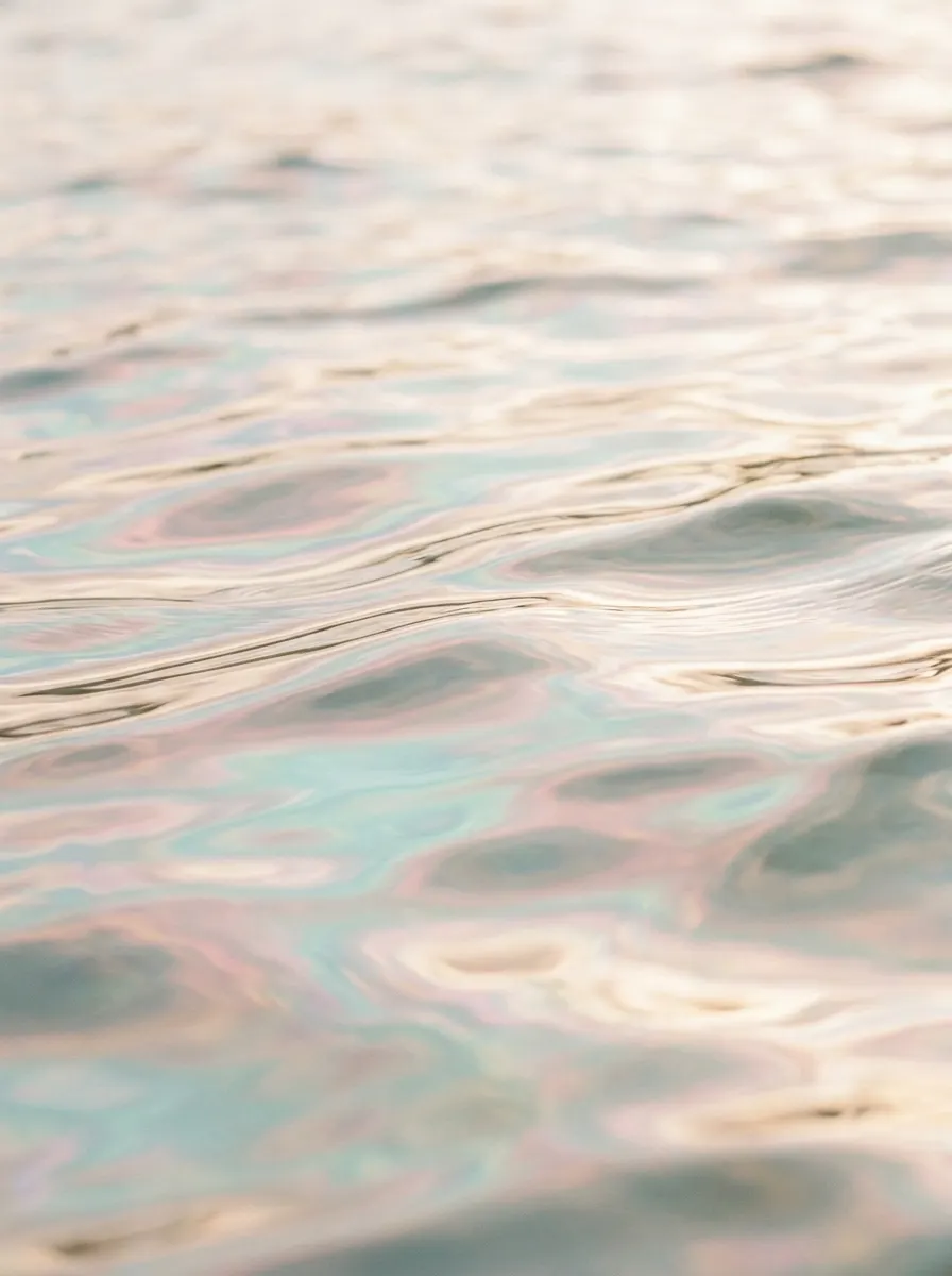 Textura de agua con luz suave